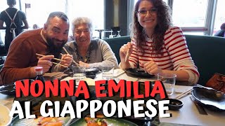 Nonna Emilia al sushi allyoucaneat 🍣🍣🍣 [upl. by Kappel592]