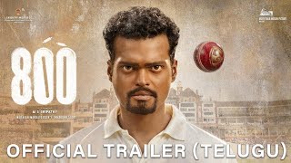 800  Official Trailer Telugu  Muthiah Muralidaran  MSSripathy  Madhurr Mittal [upl. by Eilsehc]