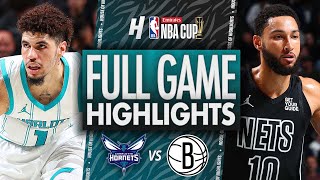 Charlotte Hornets vs Brooklyn Nets  Full Game Highlights  November 19 2024 Emirates NBA Cup [upl. by Eilitan]