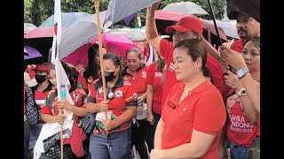 LIVE EDSA LOYALISTA NA MAYOR NG MAYNILA NAKIISA SA PRAYER RALLY NI PBBM [upl. by Anilorac]