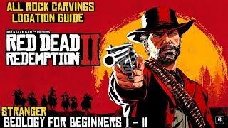 Red Dead Redemption 2 ★ Stranger Geology For Beginners All Rock Carvings Location Guide [upl. by Oconnor500]