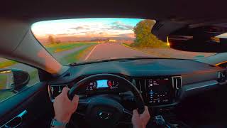 Volvo V60 T8 Twin Engine Autobahn POV [upl. by Noicnecsa]