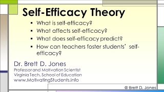 SelfEfficacy Theory v1 [upl. by Intihw]