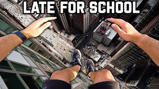 LATE FOR SCHOOL Parkour POV Best Of Compilation [upl. by Adiaroz98]