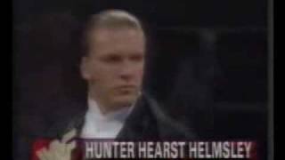 Hunter Hearst Helmsley HHHTriple Hs WwfWwe Debut 1995 [upl. by Arakaj]