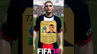 Marco Verratti FIFA evolution 1224 shorts eafc24 fc24 fifa verratti psg italy [upl. by Yrrol711]