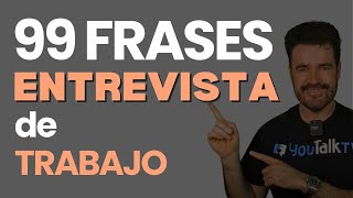 🦻99 FRASES ENTREVISTA DE TRABAJO 💤 APRENDE INGLÉS MIENTRAS VIAJAS PASEAS ✅ PREPARA TU ENTREVISTA [upl. by Torre]