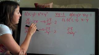 Lagrange Multipliers Example 2 PART 22 KristaKingMath [upl. by Nalim423]