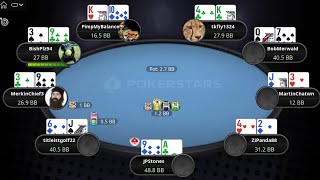 🇺🇸 PokerStars MINJ Winter Series 10 500 Sunday HR  Final Table Replay [upl. by Tobye]