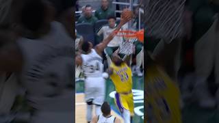 GIANNIS CHASEDOWN BLOCK ON LEBRON 😱🚫 [upl. by Melisa]