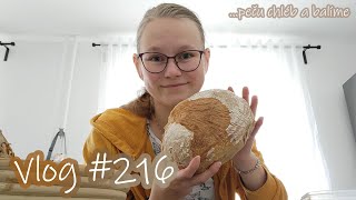 Peču kváskový chleba a balíme balíčky 🧶🍞  VLOG [upl. by Koffler290]