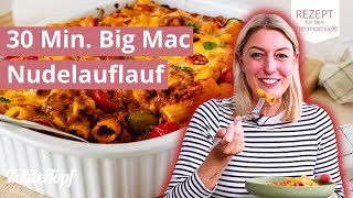 🍔🍝 Unwiderstehlich Big Mac Nudelauflauf in 30 Minuten  Thermomix® Rezept [upl. by Chung]