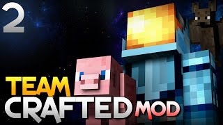 Minecraft TEAM CRAFTED MOD  MinecraftUniverse w Jeffrey amp Dillon  Mod Showcase [upl. by Aymahs]