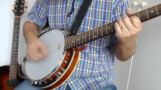 Hank Williams  Jambalaya rhythm banjo cover by Urankar3 [upl. by Humberto]