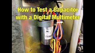 How to Test a Capacitor with a Digital Multimeter video  Capacitor Booster Install  Hard Start Kit [upl. by Rusticus223]