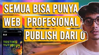 SESI12  Publish Website Jadi Online  Hosting BERBAYAR [upl. by Odraner]