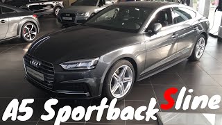 Audi A5 Sportback Sline 2018 in 4K [upl. by Aseret]