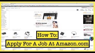 How To Apply For A Job At Amazoncom [upl. by Notxam]