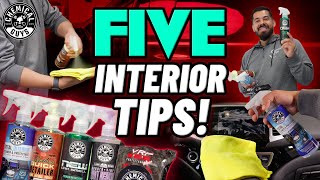 How to Quickly Clean and Deodorize Interior with 5 Products  Chemical Guys [upl. by Coad394]