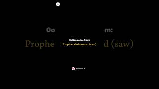 Golden Advice of Prophet Muhammad saw 💯 allah prophetmuhammad respect words knowledge [upl. by Caren819]