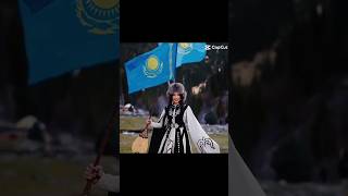 🇰🇿flag trendso greatkazakhstan flag trend kazakhgirl kazakhs ethinic [upl. by Nador318]