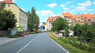 4K Driving in Germany 🇩🇪  Sebnitz  One Of The Most Beautiful Small Town in Germany  Summer Vibes [upl. by Gisele]