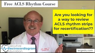 Free ACLS Rhythm Course by ecgeducom [upl. by Entroc]