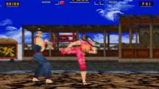 Virtua Fighter 2 Sega Saturn SSF 010 Alpha R2 [upl. by Portuna]