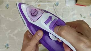 Review  Sunflame Steam Iron SF309  Steam Press  Unboxing and First Impression with Demo [upl. by Abdella]