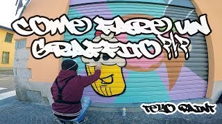 Come fare un Graffito  TEYO PAINT [upl. by Assirt]