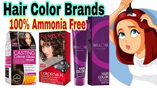 100 Ammonia Free Top Best Hair Color Brands No PPD No Chemicals Safe Brand to Color Hair at Home [upl. by Polk12]