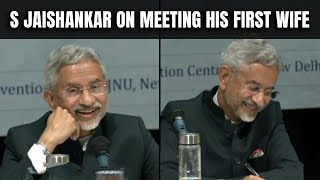 S Jaishankar Recalls When He Met His First Wife At JNU [upl. by Kenwood]