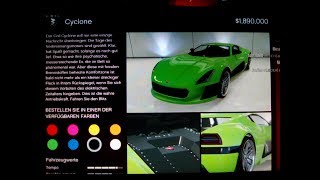 GTA Online Coil Cyclone NEW ECAR  TEST DRIVE [upl. by Petua]