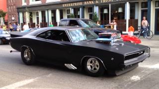 1968 Dodge Charger  American Muscle Car Pro Street [upl. by Isnan]