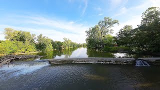 Sandusky River Tiffin Ohio Seneca county Ohio July 2024 4k [upl. by Surazal389]