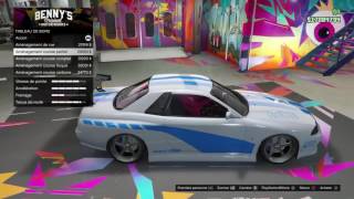 GTA 5 Online  Avoir la Nissan Skyline R34 de Fast and furious 2 [upl. by Fedora]