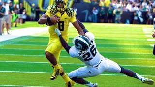 Michigan State vs Oregon Highlights College Football NCAA 2014 [upl. by Rudy]