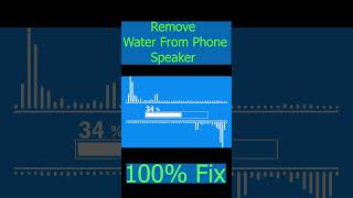 Remove Water From Phone Speaker \u00100 Fix shorts viralvideo speaker water sound [upl. by Cob]