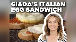 Giada De Laurentiis Italian Egg Sandwich  Everyday Italian  Food Network [upl. by Suinotna]