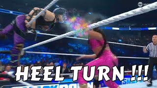 Asuka Turns HEEL Joins Damage CTRL on WWE SMACKDOWN [upl. by Hnil]