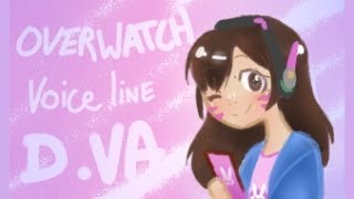 Fandub Overwatch Line  DVa [upl. by Mchail902]