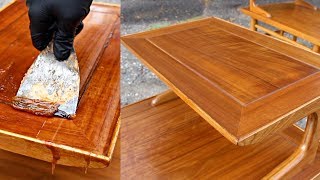 Mid Century Furniture Restoration  Lane Furniture Refinish [upl. by Akyssej]