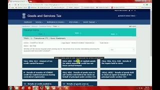 How to file GST  TRAN 1 explained in Telugu [upl. by Sairahcaz236]