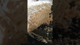 Yema cheesy cake yummy cake yema cheese satisfying video shorts [upl. by Alrac]