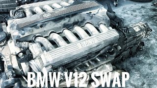 BMW V12 Engine Swap part 1 [upl. by Herve]