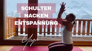 Totale Schulter und Nacken Entspannung  15 Minuten Yogaflow [upl. by Vanny520]