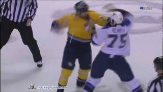 Ryan Reaves vs Brian McGrattan Feb 4 2012 [upl. by Florinda]