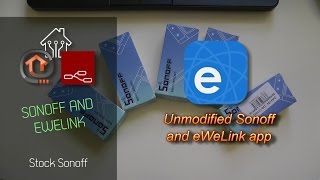 Stock original Sonoff wifi switch and eWeLink app features [upl. by Tymes]