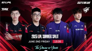 WE VS AL  LGD VS TT  FPX VS UP  Week 1 Day 5  LPL Summer Split 2023 [upl. by Ninnetta]