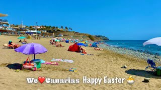 Gran Canaria Meloneras Beach Life Boardwalk and Streets  We❤️Canarias [upl. by Asfah]